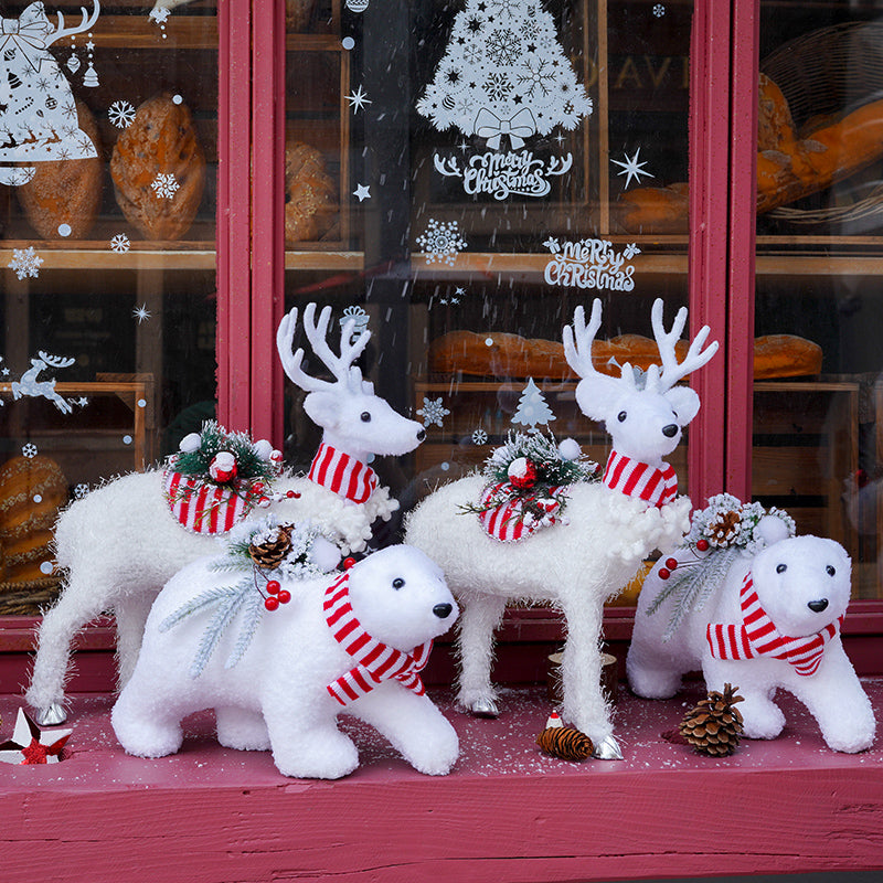 🦌 Decoração de Natal - Bonecos de Rena e Urso