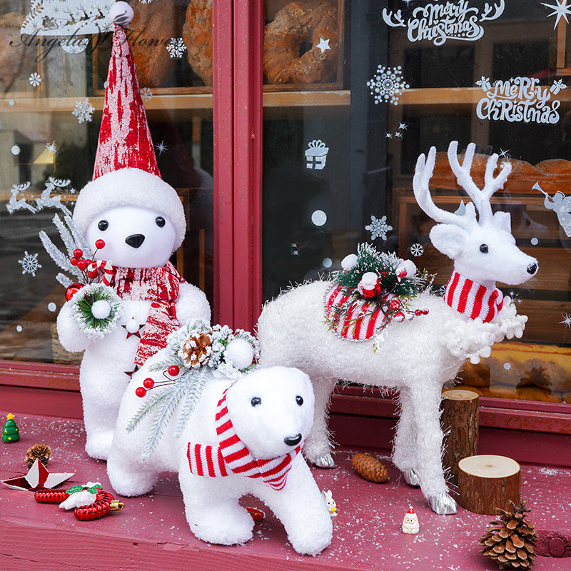 🦌 Decoração de Natal - Bonecos de Rena e Urso