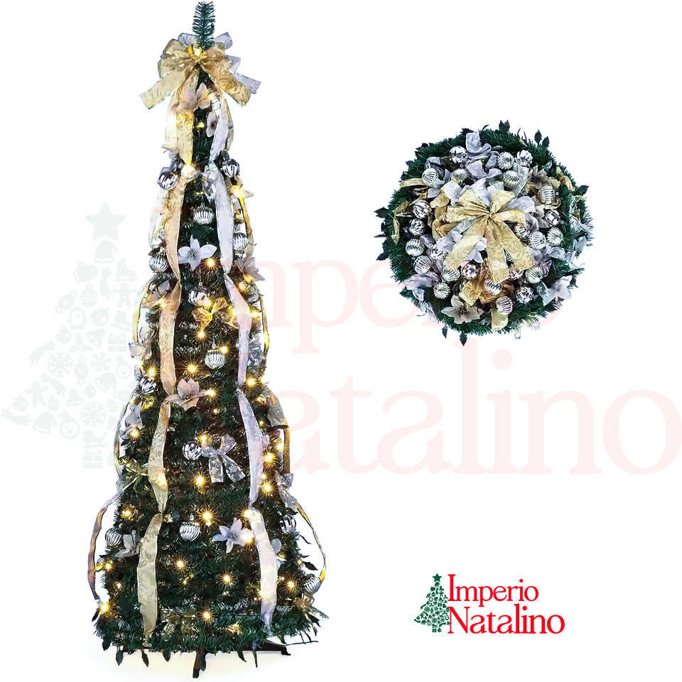 A Árvore de Natal Mais Rápida do Brasil – Monta em Segundos, Já Vem com LED e Acompanha BRINDE Exclusivo!