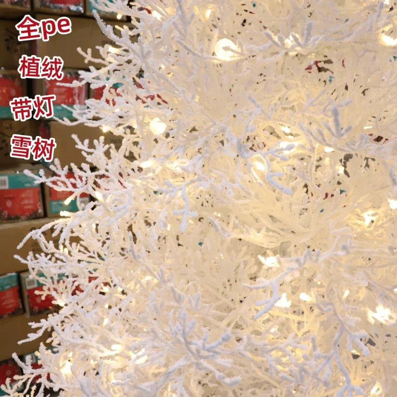 Puro pe reunido árvore de natal luzes de ramo morto artificial árvore de natal interior shoppings festival suprimentos kerstboom xysds